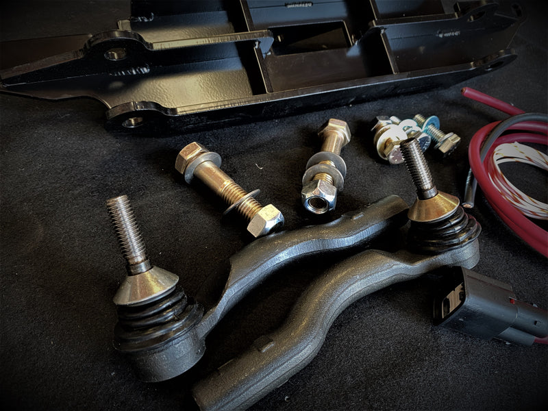 Electric Steering Rack conversion for 2015+ Mustang Rack into 2003+ Crown Victoria suspension